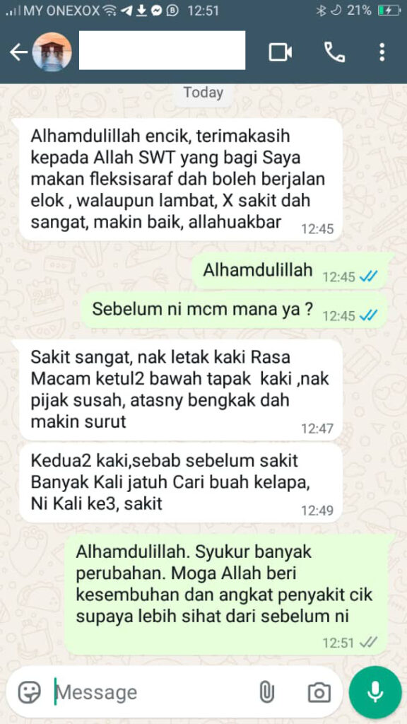 testimoni fleksisaraf 18